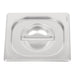 Vogue Heavy Duty Stainless Steel 1/6 Gastronorm Tray Lid Vogue