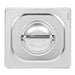 Vogue Heavy Duty Stainless Steel 1/6 Gastronorm Tray Lid Vogue
