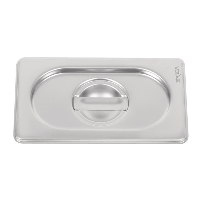 Vogue Heavy Duty Stainless Steel 1/9 Gastronorm Tray Lid Vogue