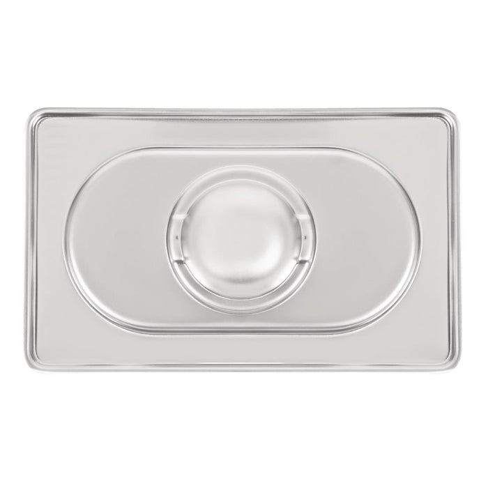 Vogue Heavy Duty Stainless Steel 1/9 Gastronorm Tray Lid Vogue