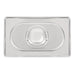 Vogue Heavy Duty Stainless Steel 1/9 Gastronorm Tray Lid Vogue