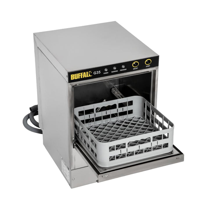 Buffalo Countertop Glasswasher 350x 350mm Baskets Buffalo