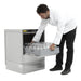 Buffalo Undercounter Glasswasher with Drain Pump 500x500mm Baskets Buffalo