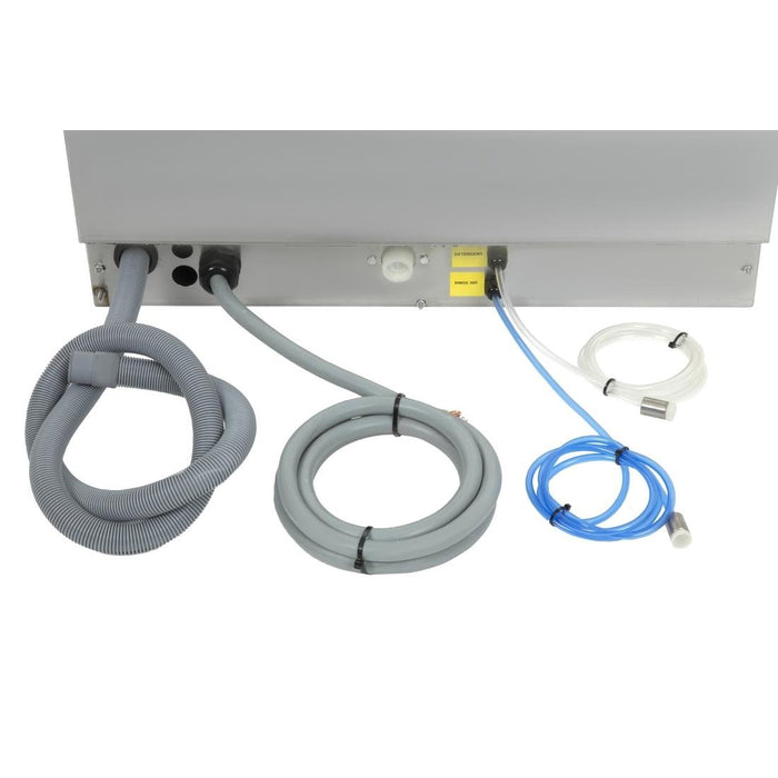 Buffalo Undercounter Glasswasher with Drain Pump 500x500mm Baskets Buffalo