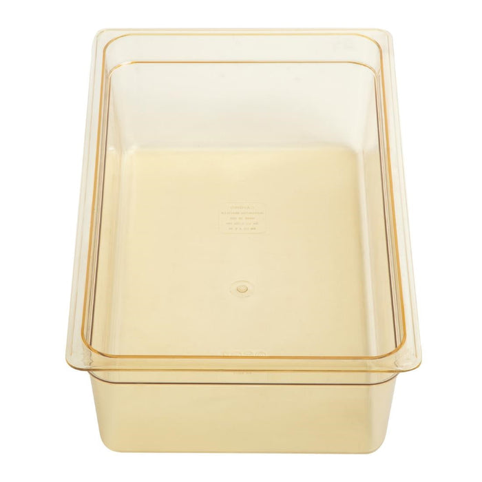 Cambro High Heat Polycarbonate 1/1 Gastronorm Tray 150mm Cambro