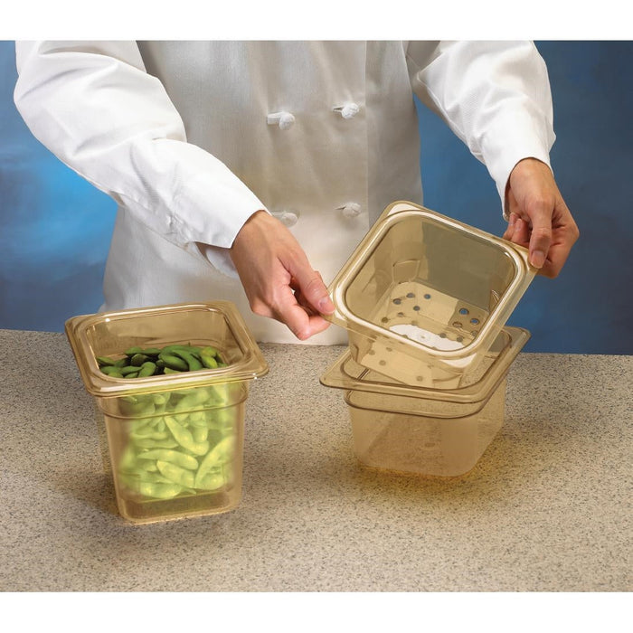 Cambro High Heat 1/6 Gastronorm Food Tray 155mm Cambro