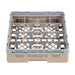 Cambro Camrack Beige 16 Compartments Max Glass Height 92mm Cambro