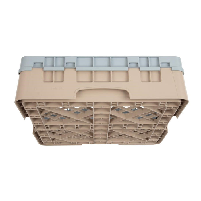 Cambro Camrack Beige 16 Compartments Max Glass Height 92mm Cambro