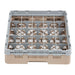 Cambro Camrack Beige 25 Compartments Max Glass Height 92mm Cambro