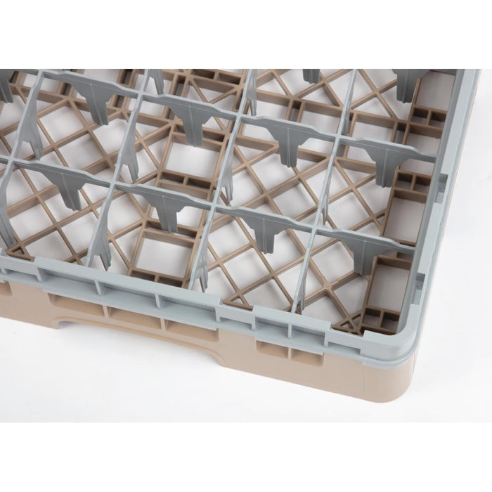 Cambro Camrack Beige 25 Compartments Max Glass Height 92mm Cambro