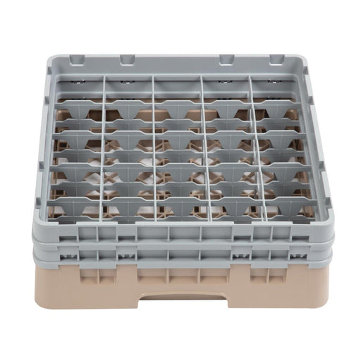 Cambro Camrack Beige 25 Compartments Max Glass Height 133mm Cambro