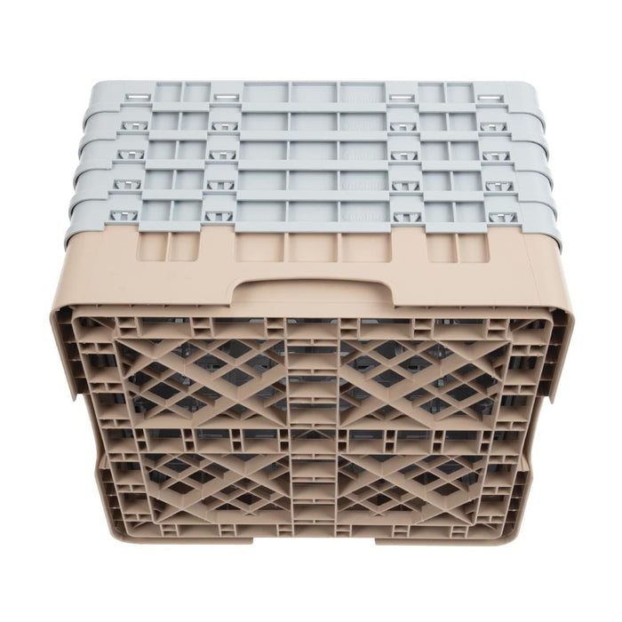 Cambro Camrack Beige 25 Compartments Max Glass Height 257mm Cambro