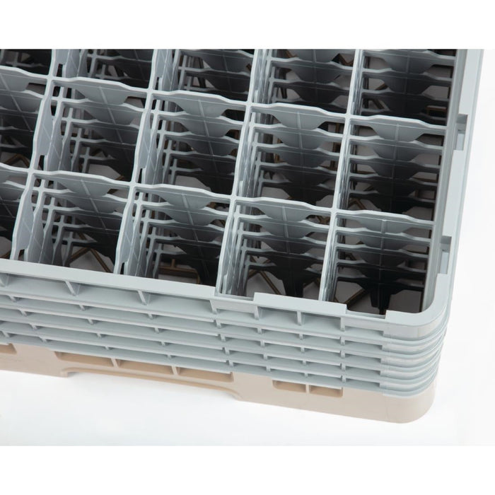 Cambro Camrack Beige 36 Compartments Max Glass Height 257mm Cambro