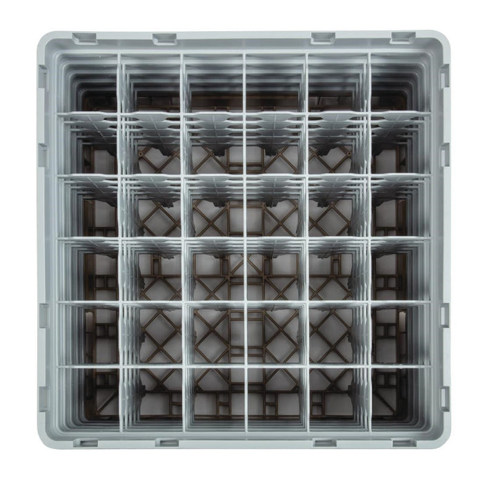 Cambro Camrack Beige 36 Compartments Max Glass Height 257mm Cambro