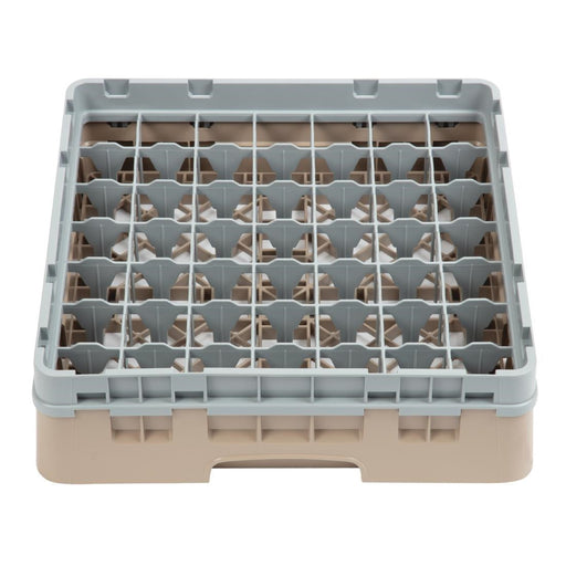 Cambro Camrack Beige 49 Compartments Max Glass Height 92mm Cambro
