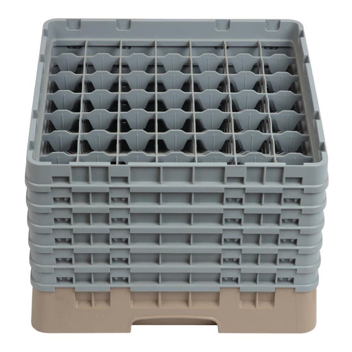 Cambro Camrack Beige 49 Compartments Max Glass Height 298mm Cambro