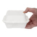 Vegware Compostable Bagasse Burger Boxes 152mm (500 Pack) Vegware