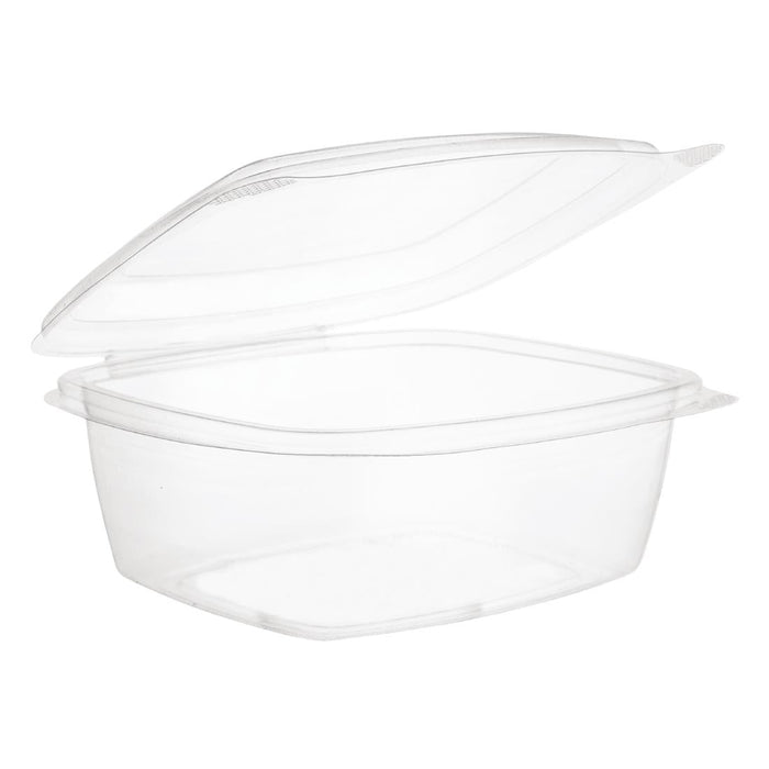 Vegware Compostable PLA Hinged-Lid Deli Containers 680ml / 24oz (200 Pack) Vegware