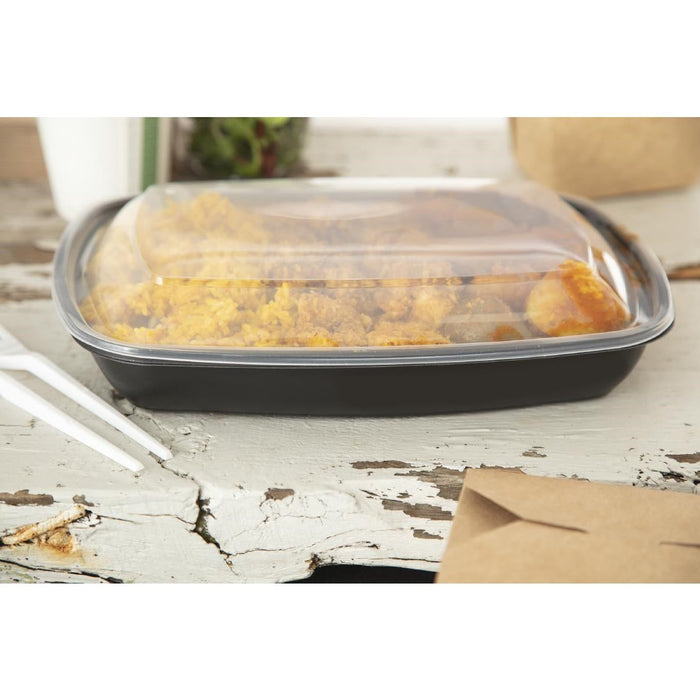 Fastpac Large Rectangular Food Containers 1350ml (150 Pack) FastPac