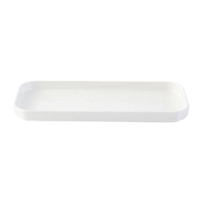 Churchill Alchemy Abstract White Deep Oblong Tray 263mm (6 Pack) Churchill