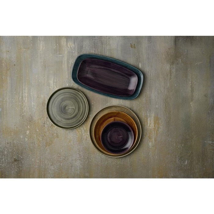 Churchill Stonecast Patina Deep Purple Coupe Plate 217mm (12 Pack) Churchill