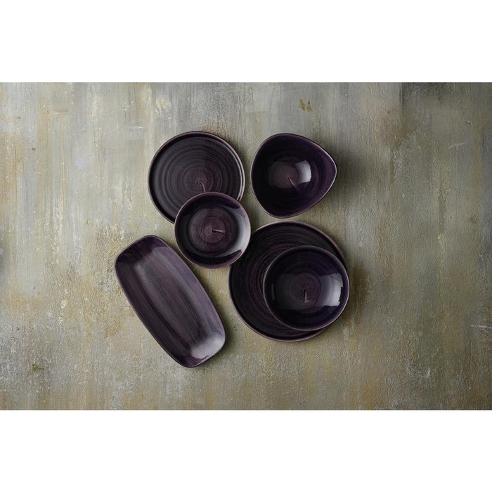Churchill Stonecast Patina Deep Purple Coupe Plate 288mm (12 Pack) Churchill