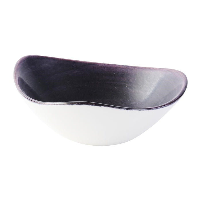 Churchill Stonecast Patina Deep Purple Triangle Bowl 185mm (12 Pack) Churchill