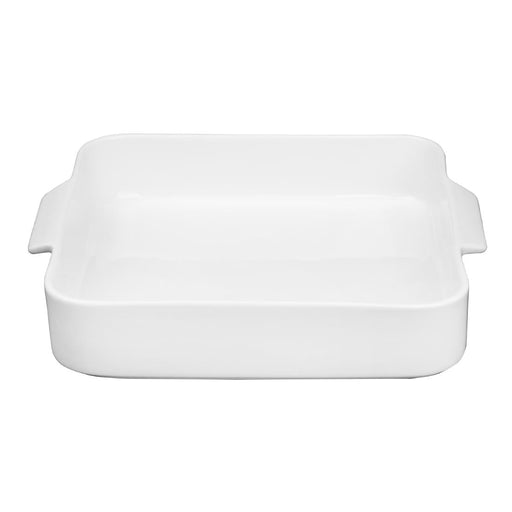 Olympia Whiteware Square Eared Roaster 260x225x50mm (2 Pack) Olympia