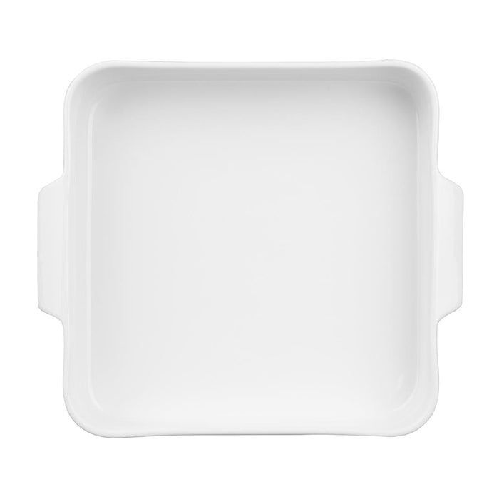 Olympia Whiteware Square Eared Roaster 260x225x50mm (2 Pack) Olympia