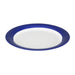 Olympia Kristallon Gala Melamine Blue Rim Plates 268mm (6 Pack) Olympia