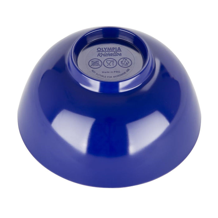Olympia Kristallon Gala Melamine Bowls Blue 125mm (6 Pack) Olympia