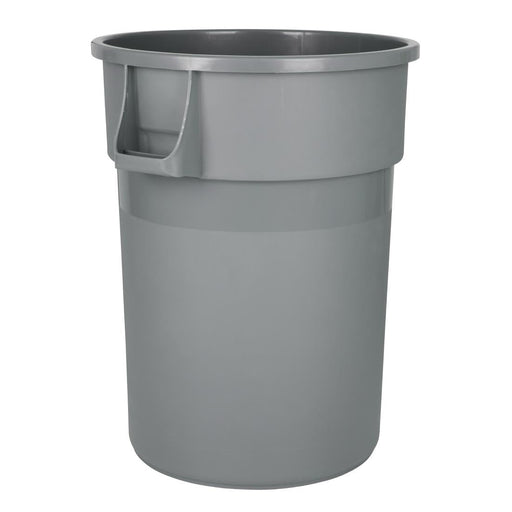 Jantex Heavy-Duty Round Bin Grey 160Ltr Jantex
