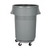 Jantex Heavy-Duty Round Bin Grey 160Ltr Jantex