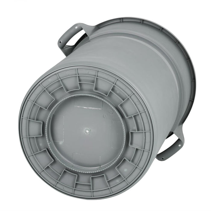 Jantex Heavy-Duty Round Bin Grey 160Ltr Jantex