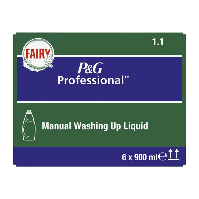 Fairy Professional 1.1 Washing Up Liquid Original 900ml (6 Pack) P&G Professional