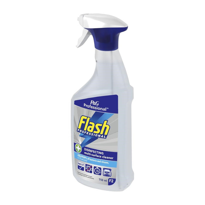 Flash Professional Disinfecting Multi-Surface Cleaning Spray 750ml (6 Pack) P&G Professional