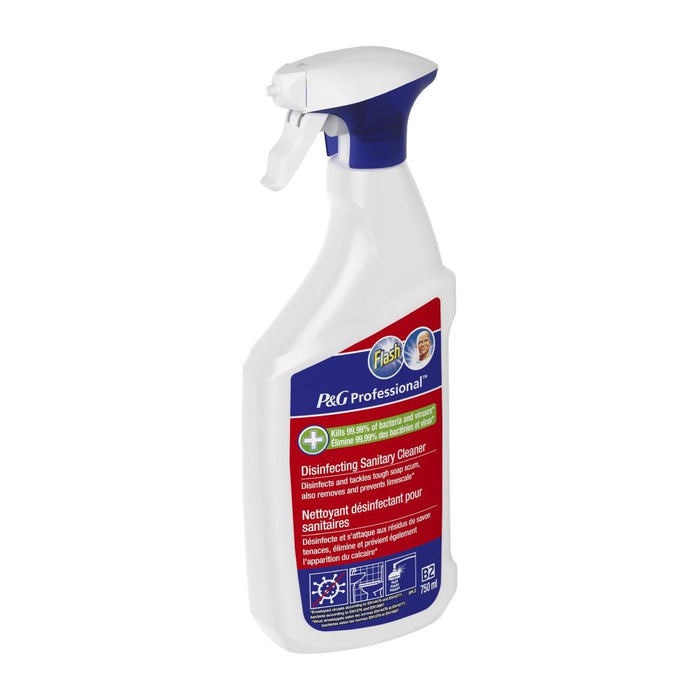 Flash Professional Disinfecting Sanitary Cleaner 750ml (10 Pack) P&G Professional