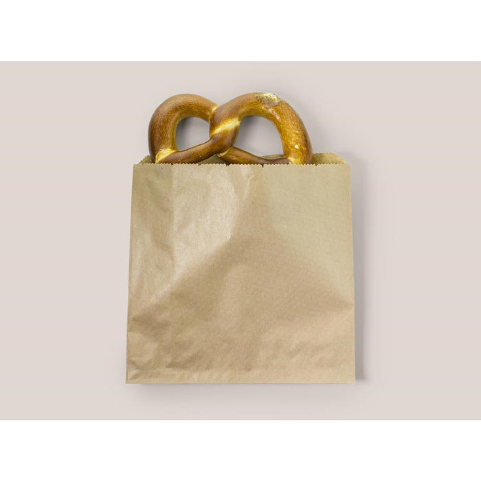 Vegware Compostable Paper Sandwich Bags Kraft - 10x10" (1000 Pack) Vegware
