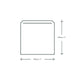Vegware Compostable Paper Sandwich Bags Kraft - 7x7" (1000 pack) Vegware