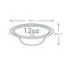 Vegware Compostable Nourish Moulded Fibre Bowls Natural 12oz/340ml (500 Pack) Vegware