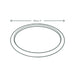 Vegware Compostable Nourish Moulded Fibre Plates Natural 9"/226mm (500 Pack) Vegware
