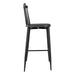 Bolero Windsor Aluminium Black High Stools (2 Pack) Bolero