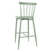 Bolero Windsor Aluminium Green High Stools (2 Pack) Bolero