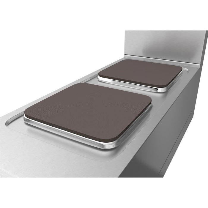 Blue Seal 2 Plate Countertop Hob 5.2kW E512S-B Blue Seal