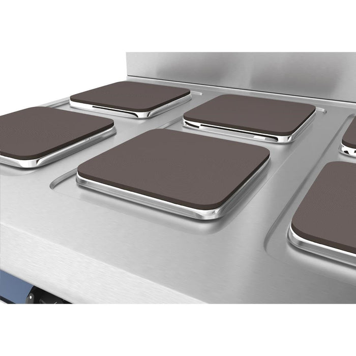 Blue Seal 6 Plate Countertop Hob 15.6kW E516S-B Blue Seal