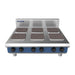 Blue Seal 6 Plate Countertop Hob 15.6kW E516S-B Blue Seal