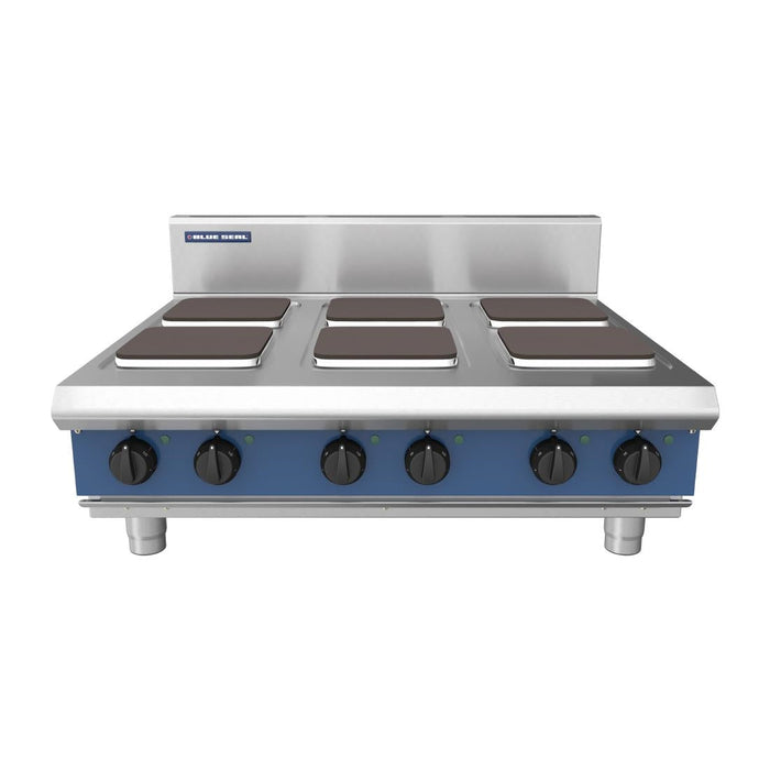 Blue Seal 6 Plate Countertop Hob 15.6kW E516S-B Blue Seal