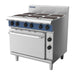 Blue Seal 6 Plate Static Oven Range 22.1kW E506S Blue Seal