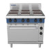 Blue Seal 6 Plate Static Oven Range 22.1kW E506S Blue Seal