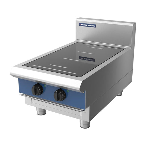 Blue Seal 2 Zone Countertop Full Area Induction Hob 10kW IN512F-B Blue Seal